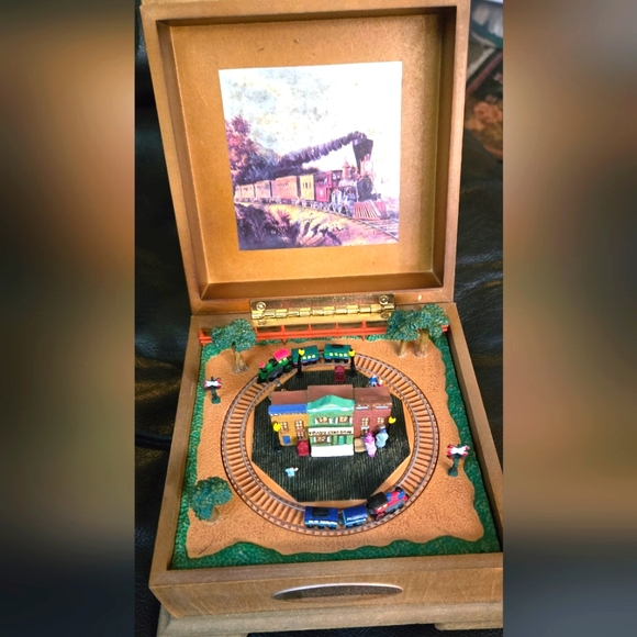 Mr. Christmas Other - Cannonball Express Mr. Christmas train music box Vintage